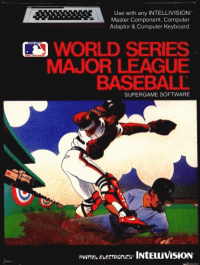Super Series Big League Baseball Intellivision US box art